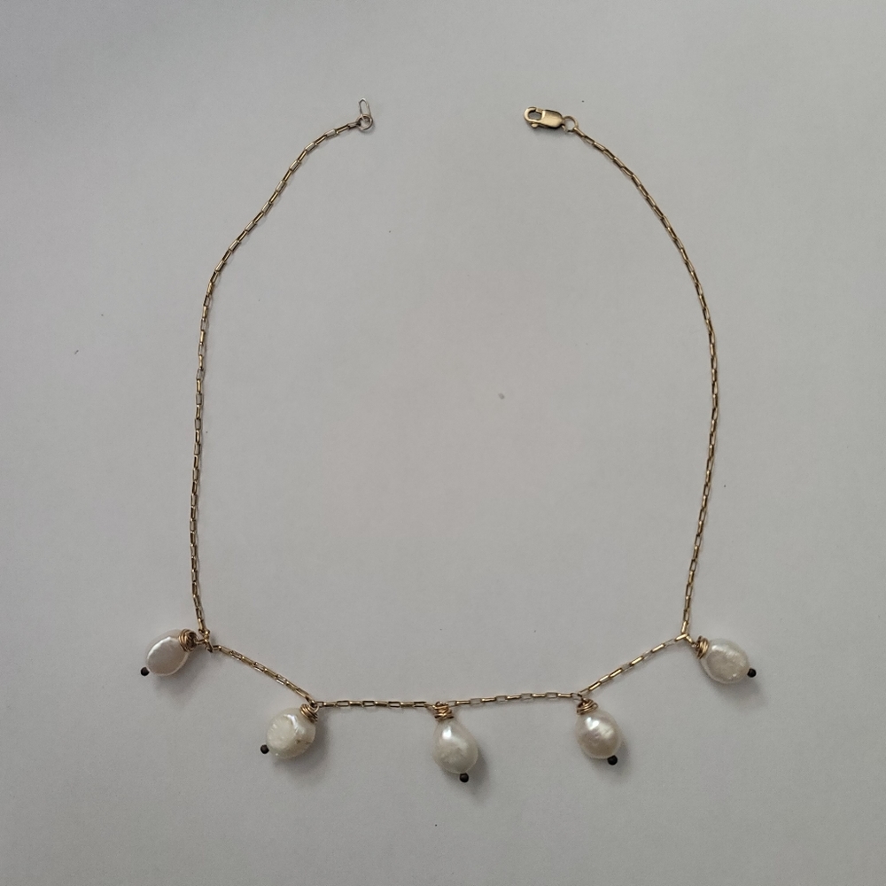 Vancrafted - 14k Gold Fill & Freshwater Pearl Choker